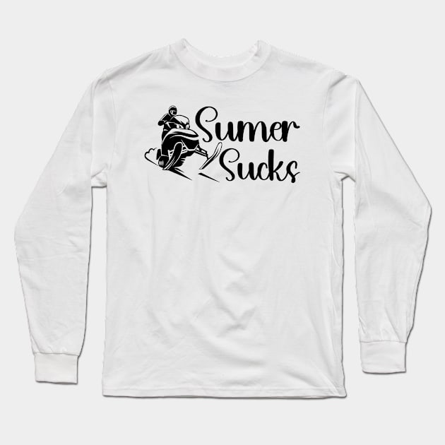 Summer Sucks Long Sleeve T-Shirt by cyryley